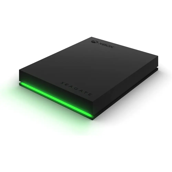 Seagate Game Drive for Xbox, 2TB, External Hard Drive Portable, USB 3.2 Gen 1, Black with built-in green LED bar, Xbox Certified