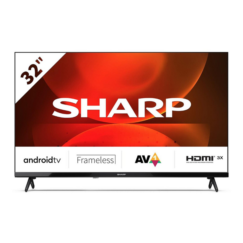 Sharp 32FH2K, 32-inch, HD-Ready, Frameless Android TV Digiland Outlet Store