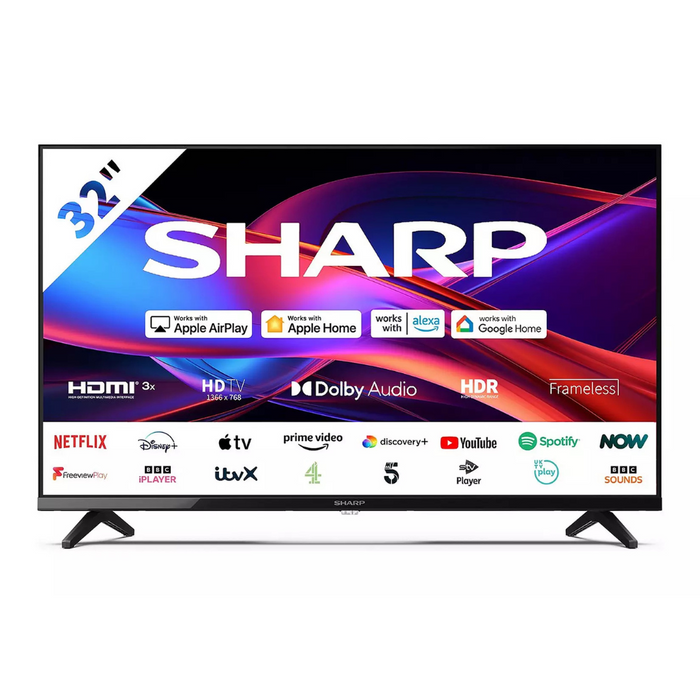 Sharp 32GD2K 32-inch HD-Ready Smart Roku TV Sharp