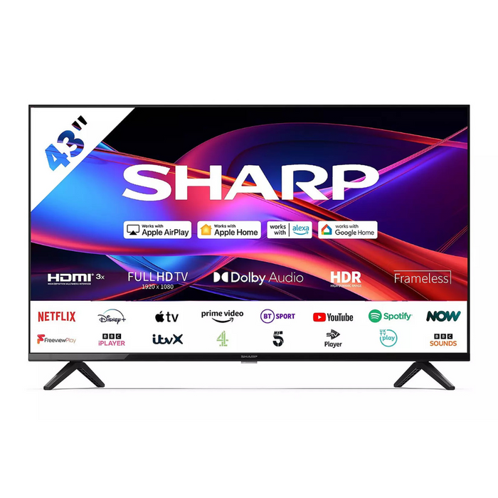 Sharp 43GD2K 43-inch Full HD Smart Roku TV Digiland Outlet Store