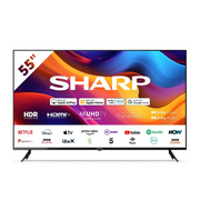 Sharp 55FJ2K, 55 inch, 4K UHD, Roku Smart TV Digiland Outlet Store