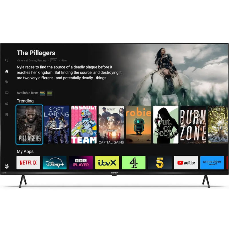 Sharp 55GK4245K 55-inch UHD 4K TiVo+ Smart TV with Freely Digiland Outlet Store