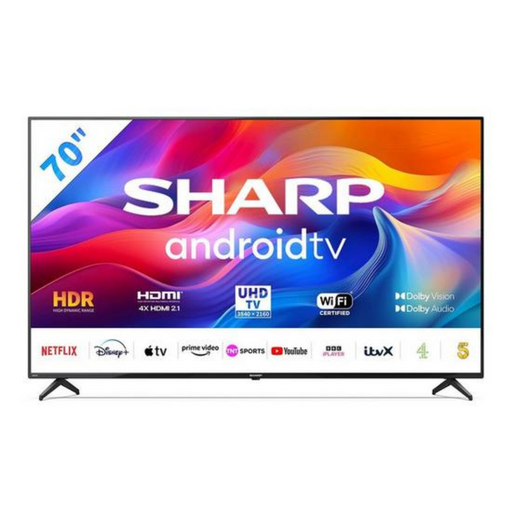 Sharp 70FL2KA 70 inch, 4K Ultra HD, Android TV 70FL2KA Digiland Outlet Store