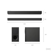 Sony HT-SD40 2.1ch  Soundbar with Powerful Wireless Subwoofer Digiland Outlet Store
