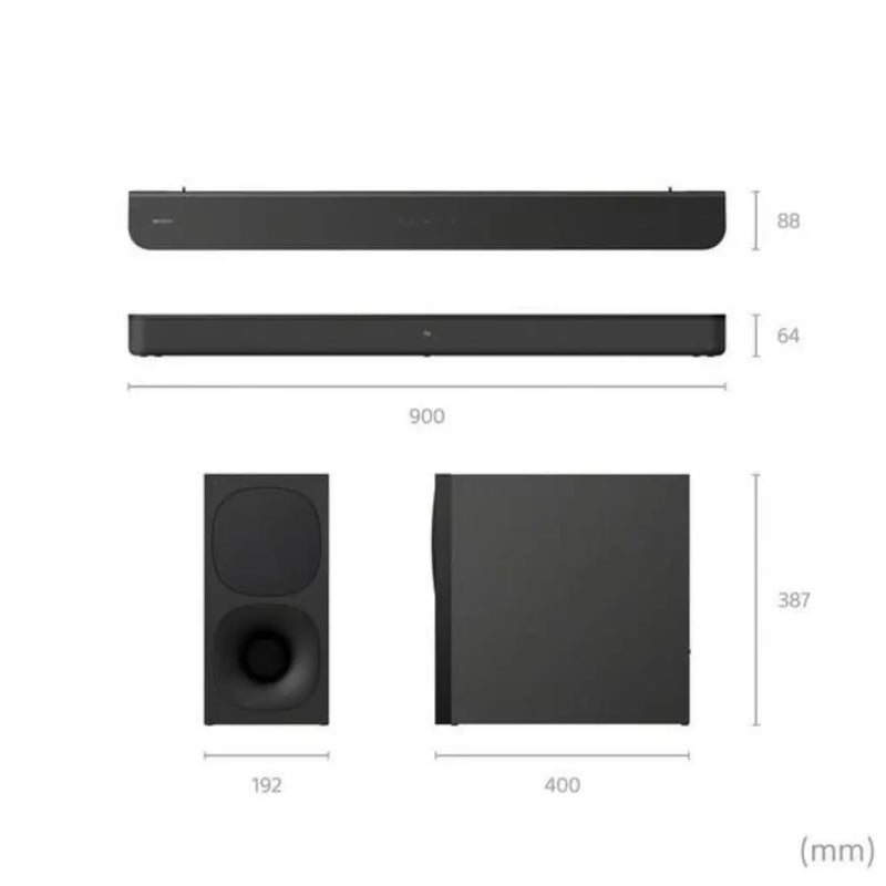 Sony HT-SD40 2.1ch  Soundbar with Powerful Wireless Subwoofer Digiland Outlet Store