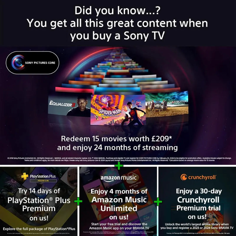 Sony BRAVIA 55 Inch LED Smart TV, 4K HDR