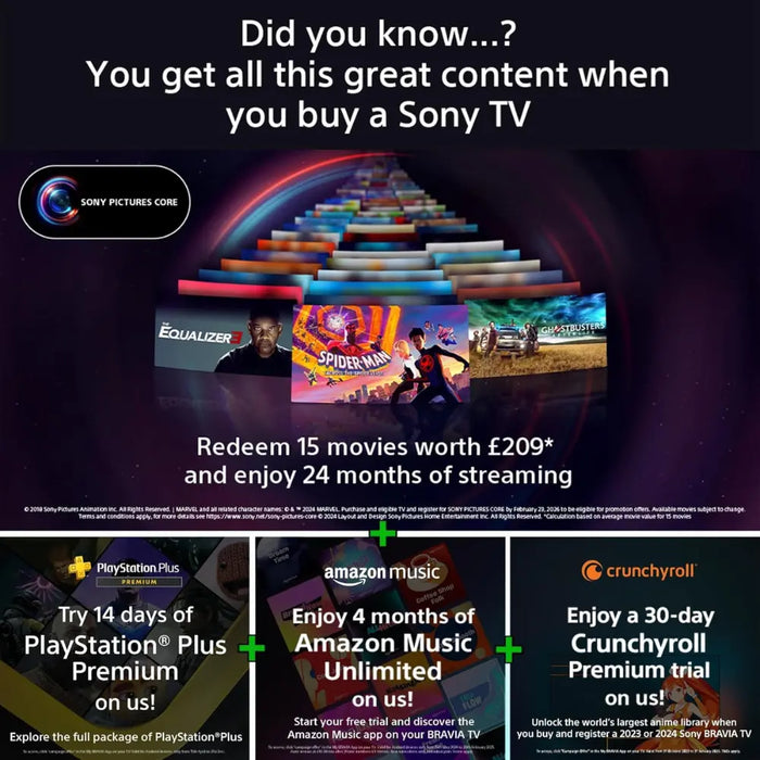 Sony BRAVIA 55 Inch LED Smart TV, 4K HDR