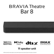 Sony BRAVIA Theatre Bar 8 (HT-A8000) 11.0 Sound Bar with Dolby Atmos Digiland Outlet Store