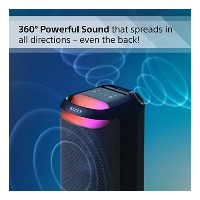 Sony SRSXV800B Wireless 2 ch Portable Speaker Digiland Outlet Store