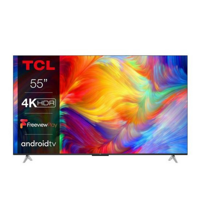 TCL 43P638K, 43 inch, 4K UHD HDR, Frameless Android TV Digiland Outlet Store