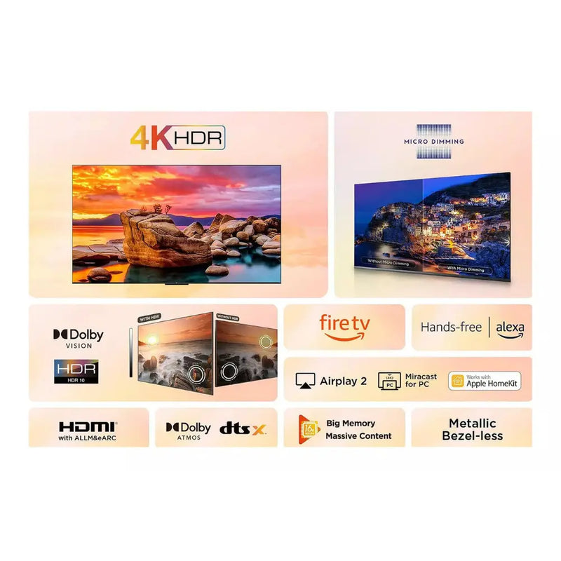 TCL 43PF650K 43-inch 4K HDR PRO Smart Fire TV with Freely