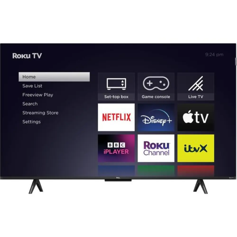 TCL 43RC650K Roku TV 43" Smart 4K Ultra HD HDR QLED TV