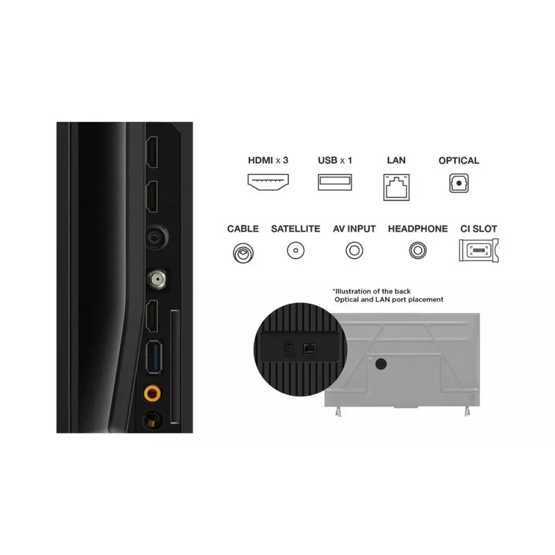 TCL 43V6BK, 43-inch, 4K UHD HDR, Frameless Android TV Digiland Outlet Store