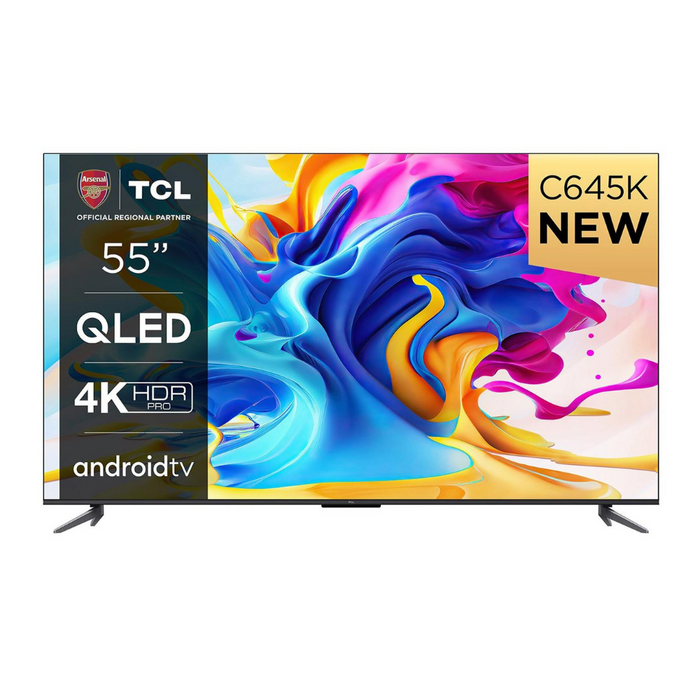 TCL 50C645K, 50 inch, 4K Ultra HD HDR, QLED Smart TV with Google Assistant & Dolby Atmos - The Outlet Store