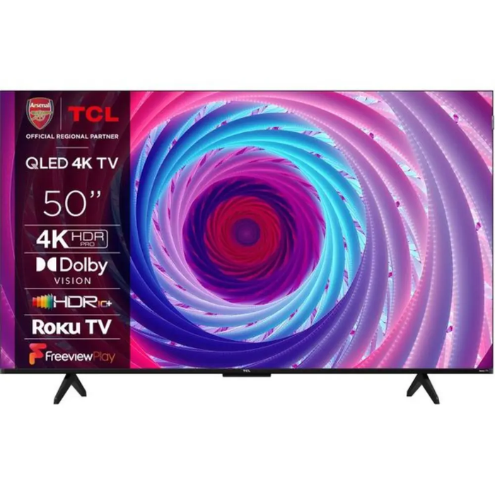 TCL 50RC650K Roku TV 50" Smart 4K Ultra HD HDR QLED TV