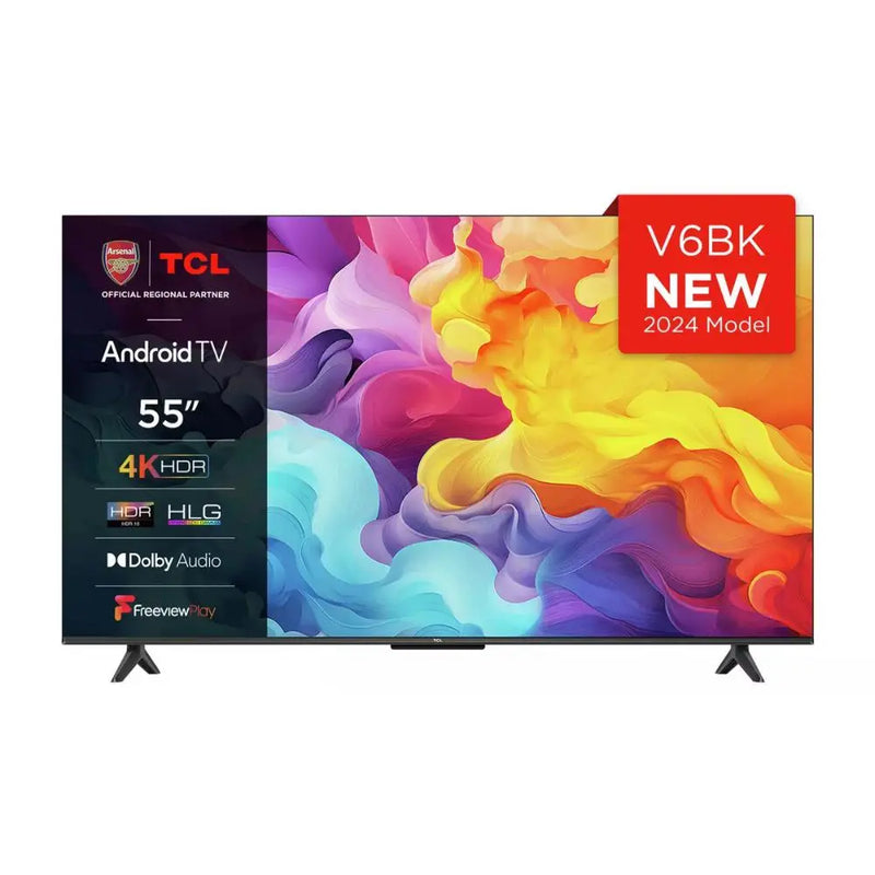 TCL 50V6BK, 50-inch, 4K UHD HDR, Frameless Android TV Digiland Outlet Store