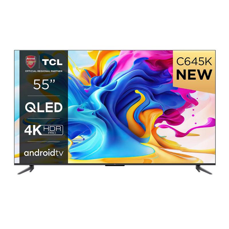 TCL 55C645K, 55 inch, 4K Ultra HD HDR, QLED Smart TV Digiland Outlet Store