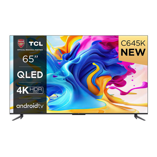 TCL 65C645K, 65 inch, 4K Ultra HD HDR, QLED Smart TV TCL