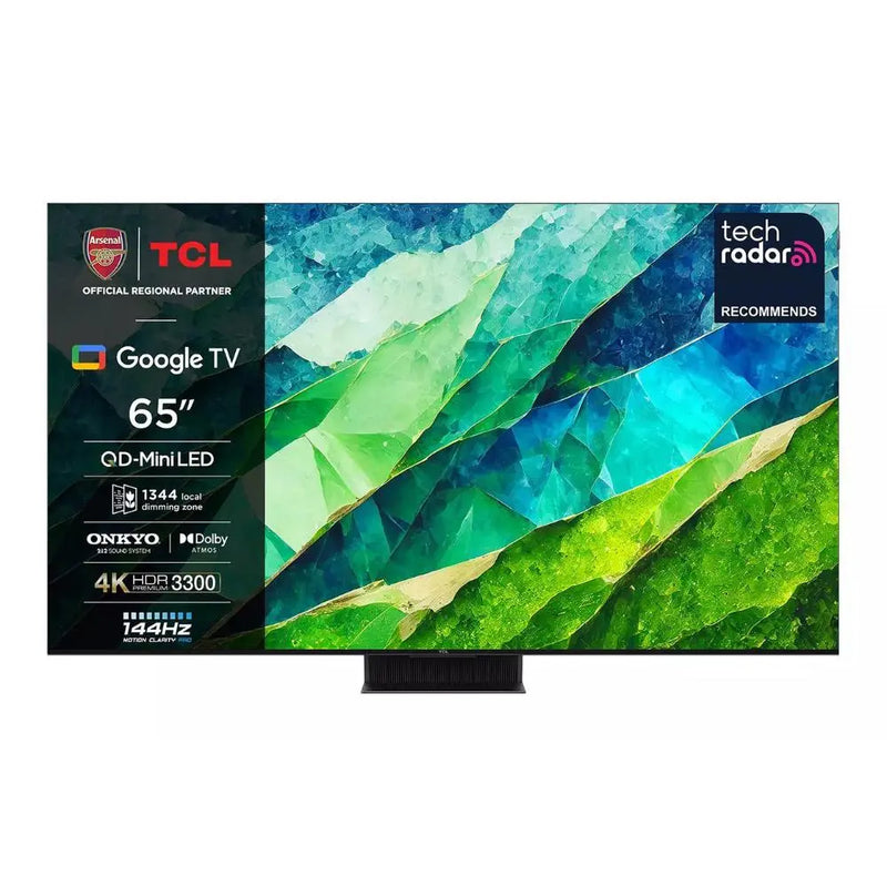 TCL 65C855K, 65 inch, 4K 144HZ QD-Mini LED Google TV Digiland Outlet Store