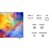 TCL 65P638K, 65 inch, 4K UHD HDR, Frameless Android TV Digiland Outlet Store