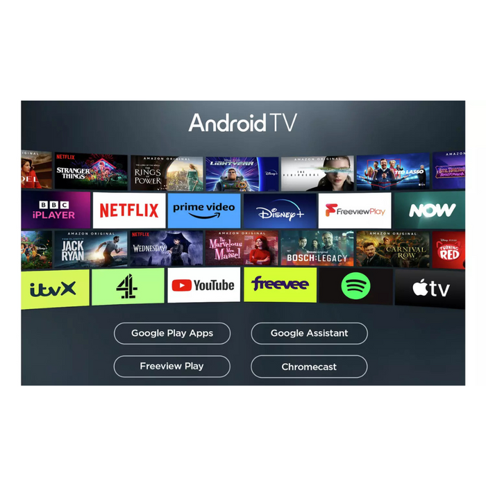 TCL 65V6BK, 65 inch, 4K UHD HDR, Frameless Android TV Digiland Outlet Store