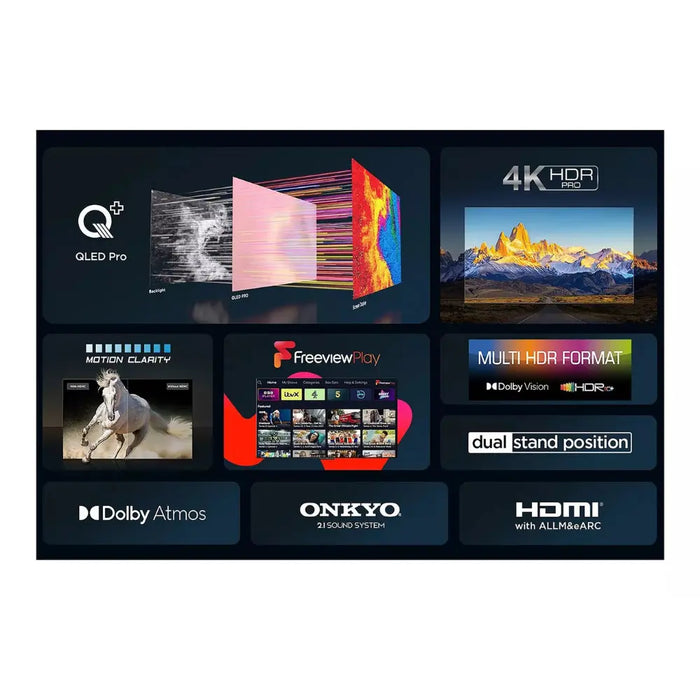 TCL 85C655K, 85 inch, Ultra HD HDR Dolby Vision QLED, 4K Google TV Digiland Outlet Store