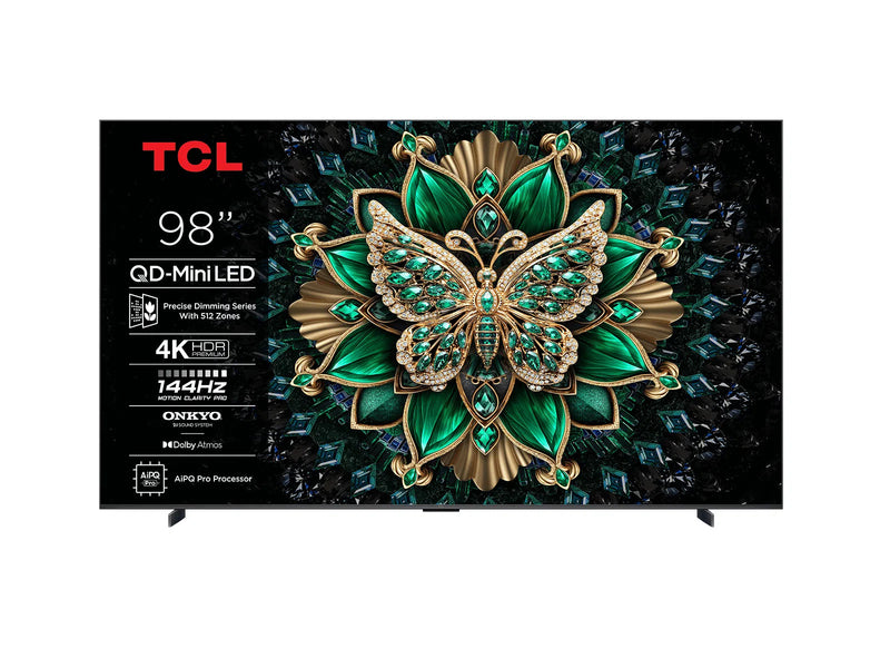 TCL 98C6K-UK 98" 4K MINI LED SMART TV TCL