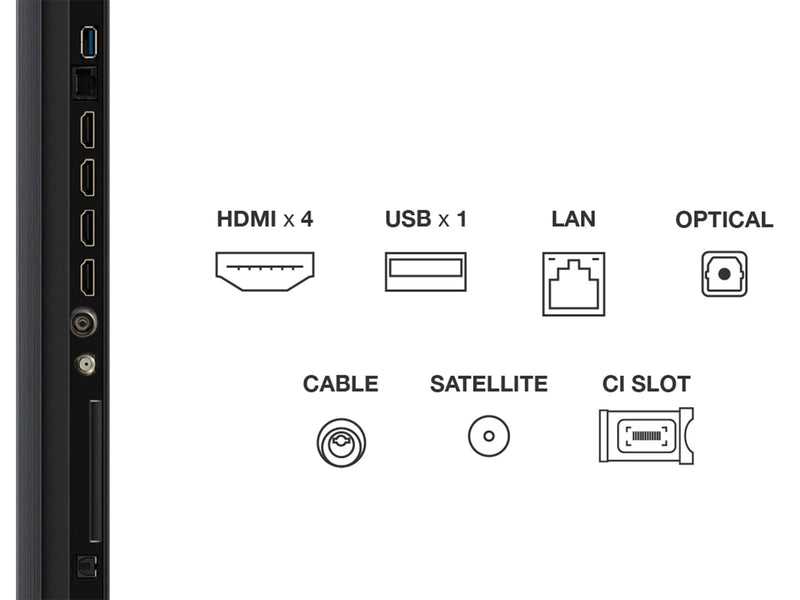 TCL 98C6K-UK 98" 4K MINI LED SMART TV TCL