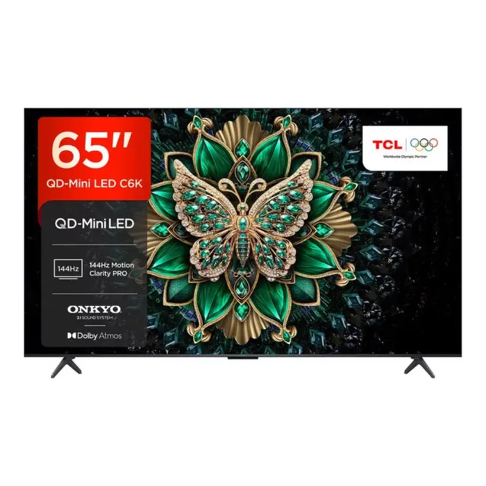 TCL C6K 65" QD-Mini LED 4K HDR Smart Google TV - 65C6K