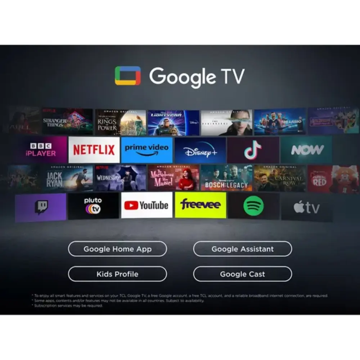 TCL C6K 65" QD-Mini LED 4K HDR Smart Google TV - 65C6K