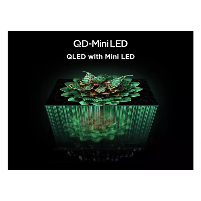 TCL C7K-UK 50 inch Premium QD-Mini LED 144Hz 4K HDR 3000 nits Onkyo 4.2.2 Smart Google TV