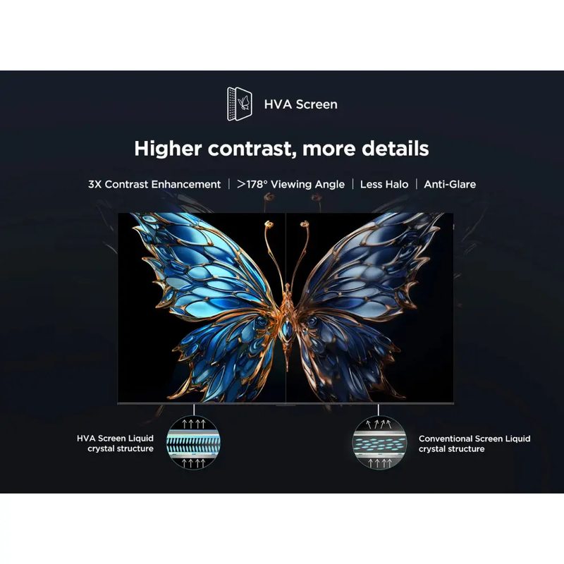 TCL P6K-UK 75 inch Direct LED 4K HDR 10+ Dolby Atmos Smart Google TV