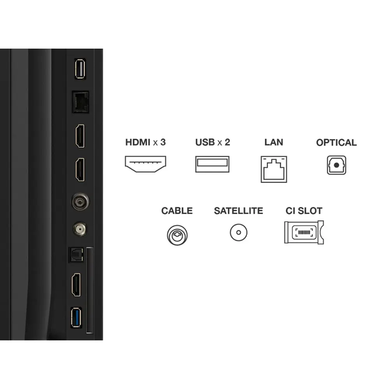 TCL P6K-UK 75 inch Direct LED 4K HDR 10+ Dolby Atmos Smart Google TV