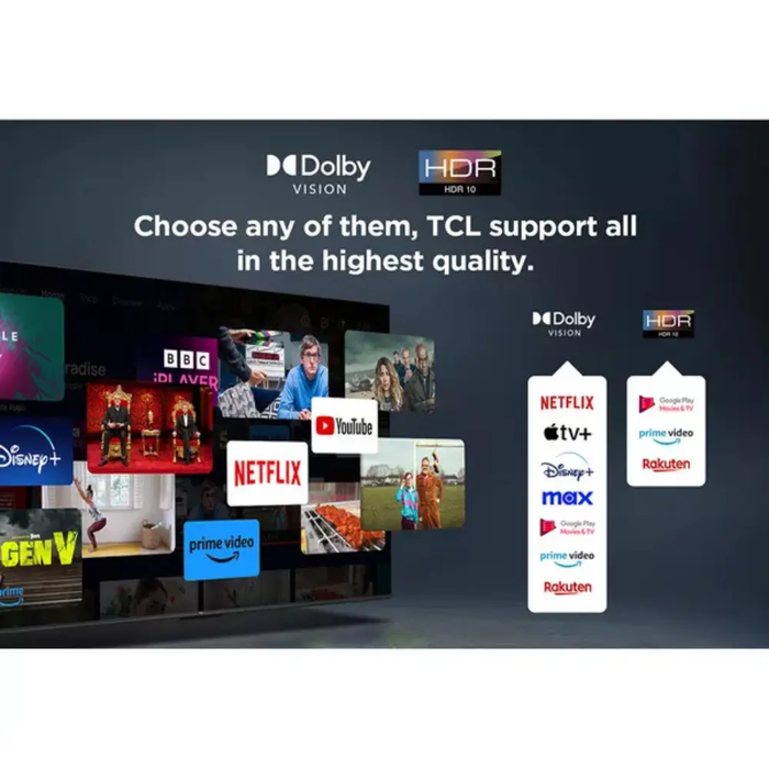 TCL PF650K 65" LED 4K HDR Smart Fire TV with Freely - 65PF650K
