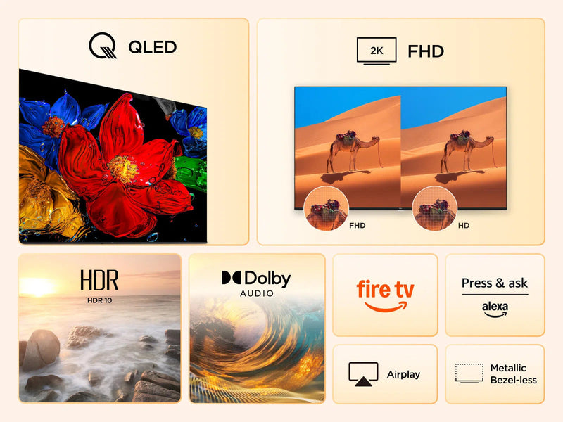 TCL SF560k 43" QLED Full HD Fire Smart TV - 43SF560K TCL