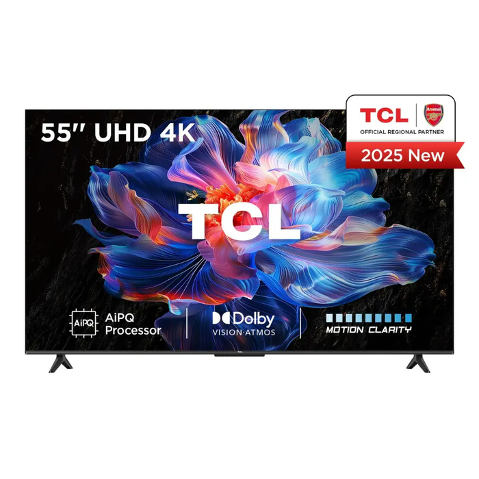 TCL V6C-UK Direct LED TV, 4K HDR TV, Smart TV Powered by Google TV TCL