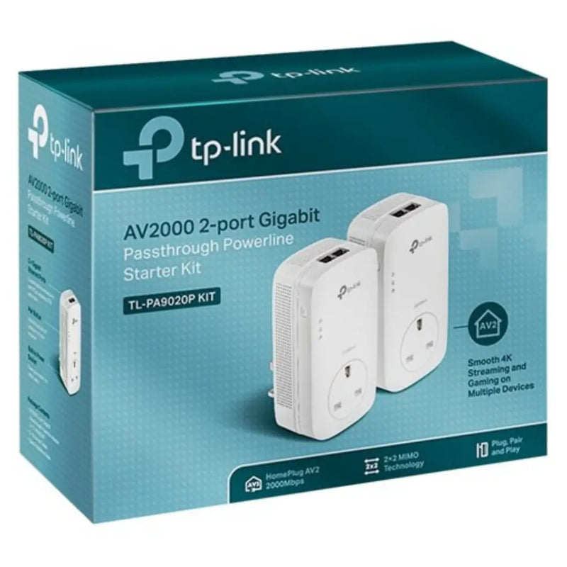 TP-LINK TL-PA9020P KIT AV2000 2-PORT GIGABIT PASST