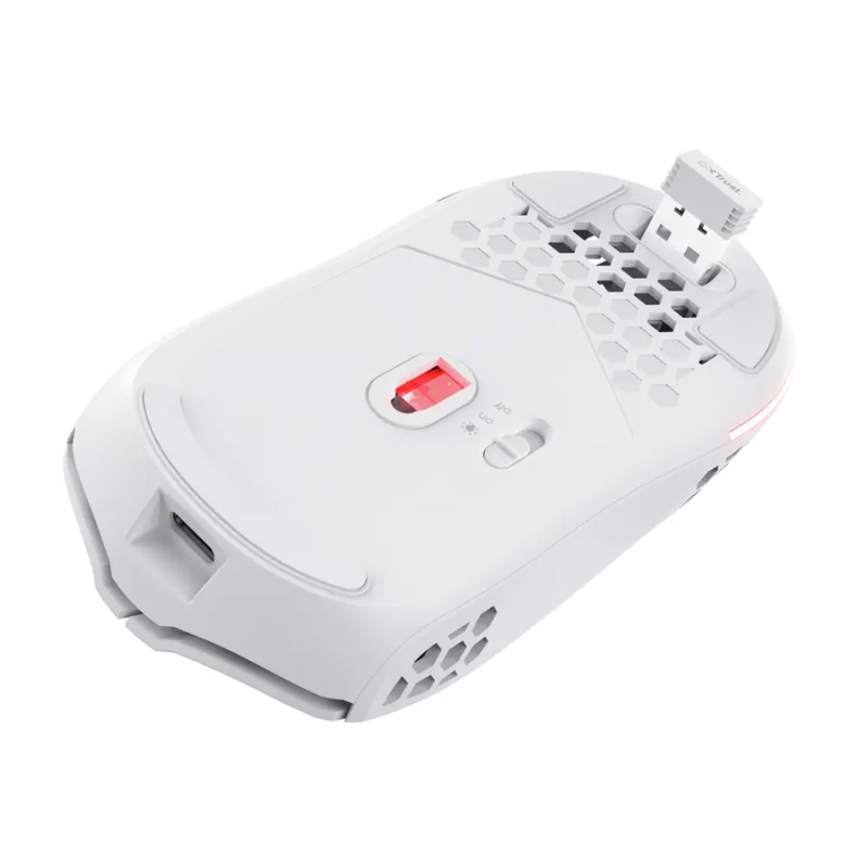 TRUST GXT929W HELOX ULTRA GAMING MOUSE WHITE