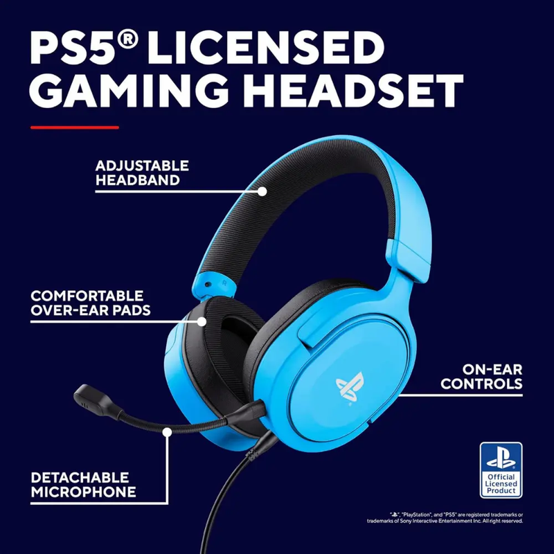 TRUSTGAMING GXT PLAYSTATION HEADSET STARLIGHT BLUE
