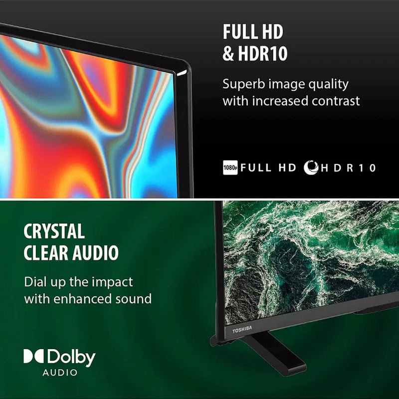 Toshiba 40LF2F53DB 40-inch Full HD Smart Fire TV Digiland Outlet Store