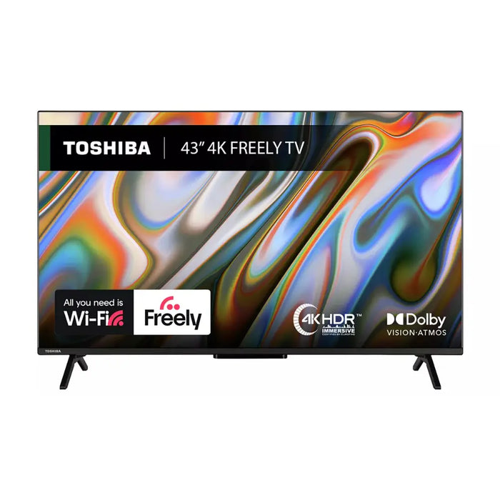 Toshiba 43UV2F53DBU 43 Inch Smart 4K UHD HDR LCD Freely TV Digiland Outlet Store