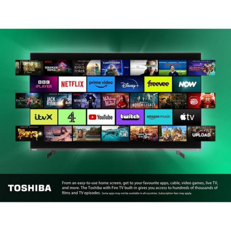 Toshiba 65QF5D53DB, 65 inch, Fire QLED TV Digiland Outlet Store