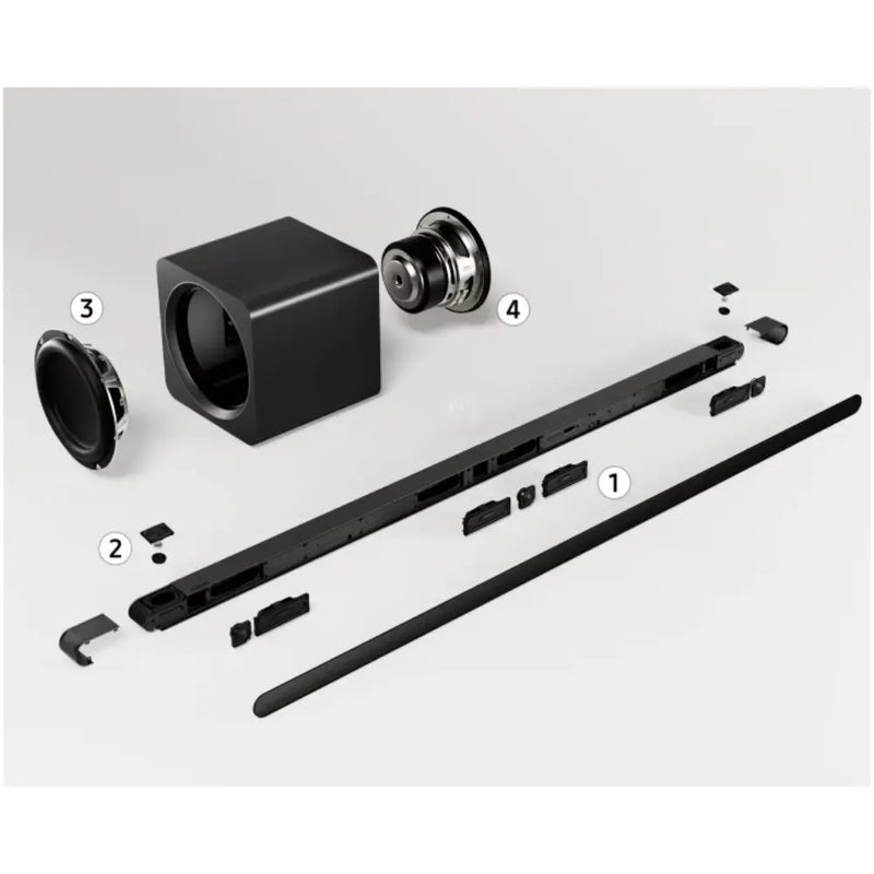 Ultra Slim Soundbar HW-S810GD 3.1.2-Channel & Subwoofer