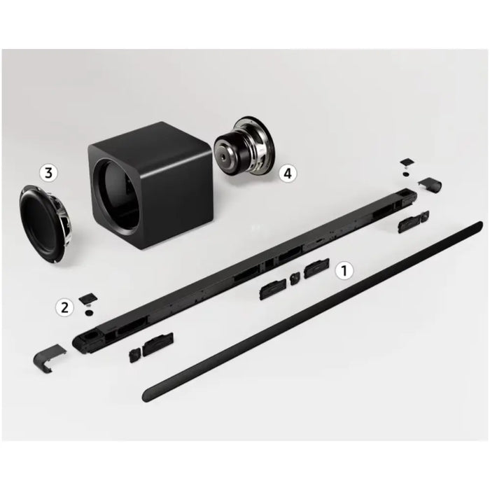 Ultra Slim Soundbar HW-S810GD 3.1.2-Channel & Subwoofer