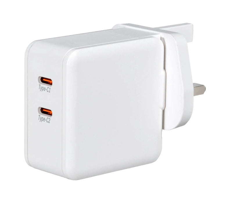 VIVANCO 63216 Super Fast Type-C Dual Charger 45w Vivanco