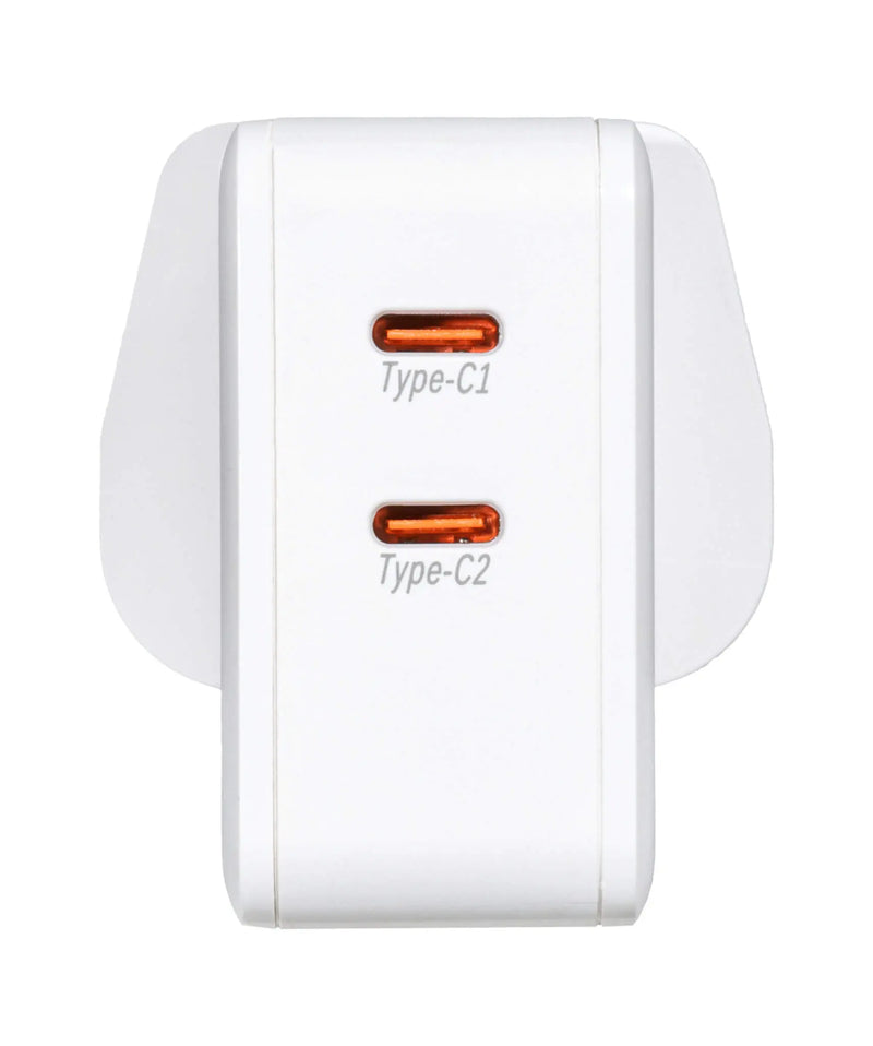 VIVANCO 63216 Super Fast Type-C Dual Charger 45w Digiland Outlet Store