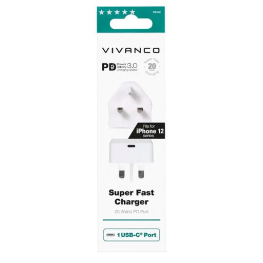 VIVANCO Universal, super fast USB charger with PD3.0 technology Vivanco