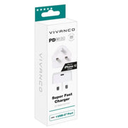 VIVANCO Universal, super fast USB charger with PD3.0 technology Digiland Outlet Store