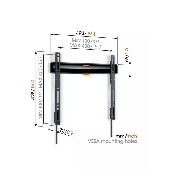 VOGELS COMFORT TVM 3405 DISPLAY WALL MOUNT