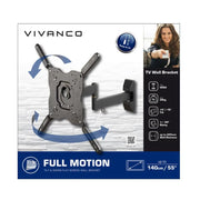 Vivanco BFMO 6040 TV Wall Bracket, Full Motion, VESA 400, max 35kg. Digiland Outlet Store
